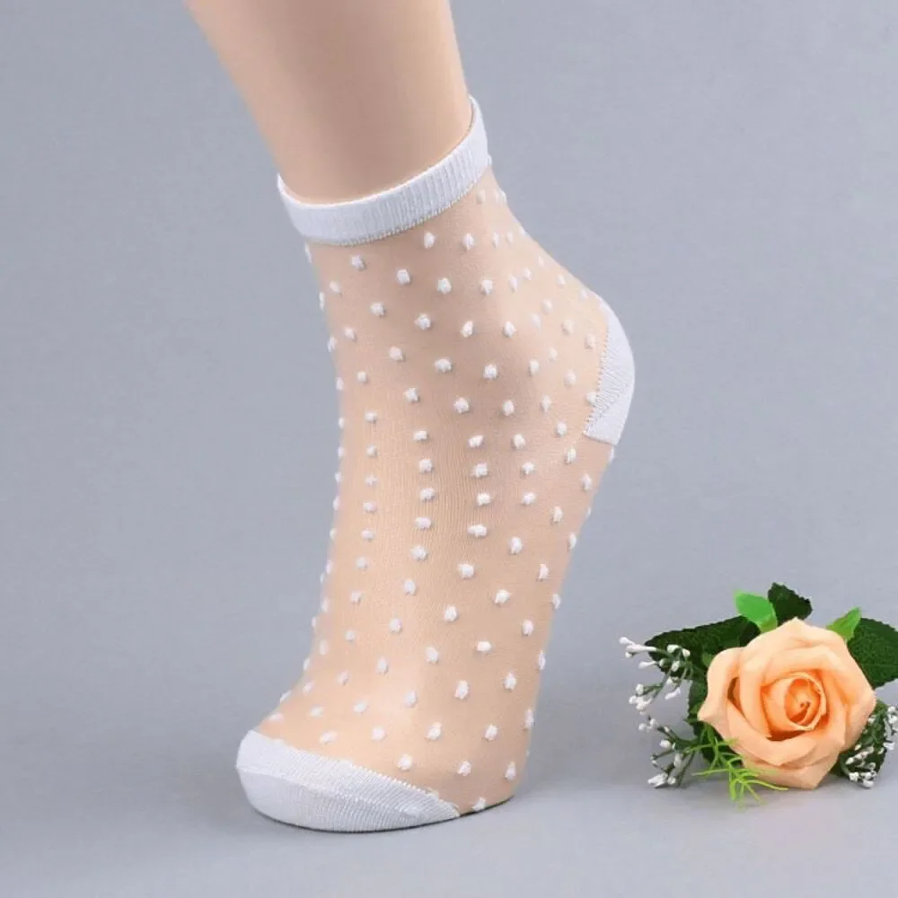 🤍 2PCS Pinup Retro Vintage Classy 1950s White Gloves Socks Accessories Set NEW